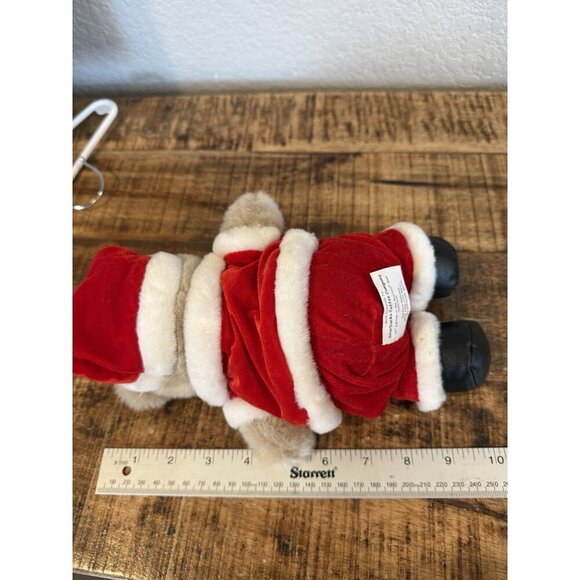 Starbucks Bearista Bear 10" Plush Santa Christmas 12th Edition Stuffed 2000 - Picture 6 of 7